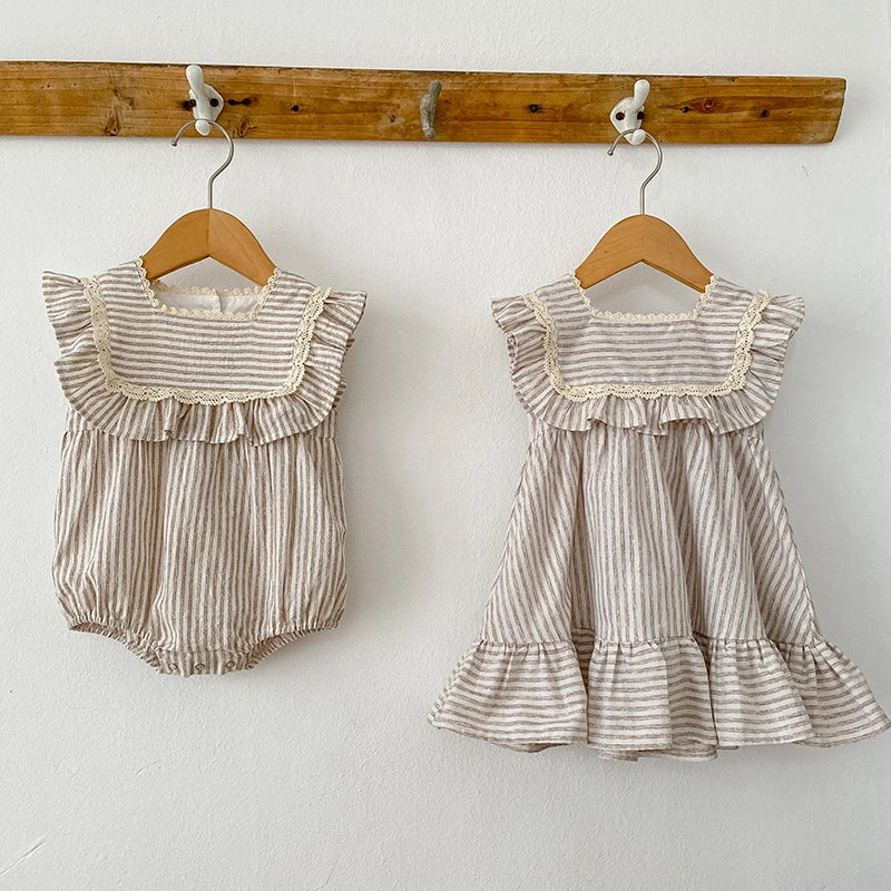 Body/Vestido Infantil Brisa Campestre