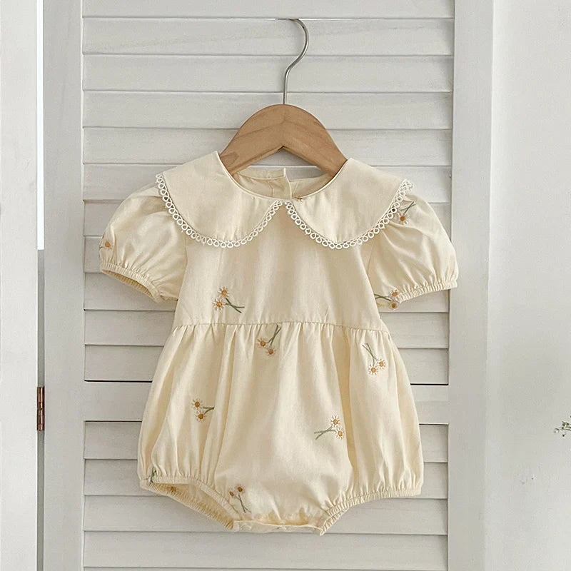 Romper/Vestido Infantil Doce Margarida