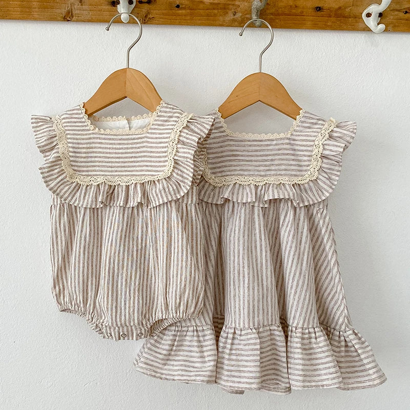 Body/Vestido Infantil Brisa Campestre