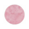 Tapete Redondo Felpudo Rosa