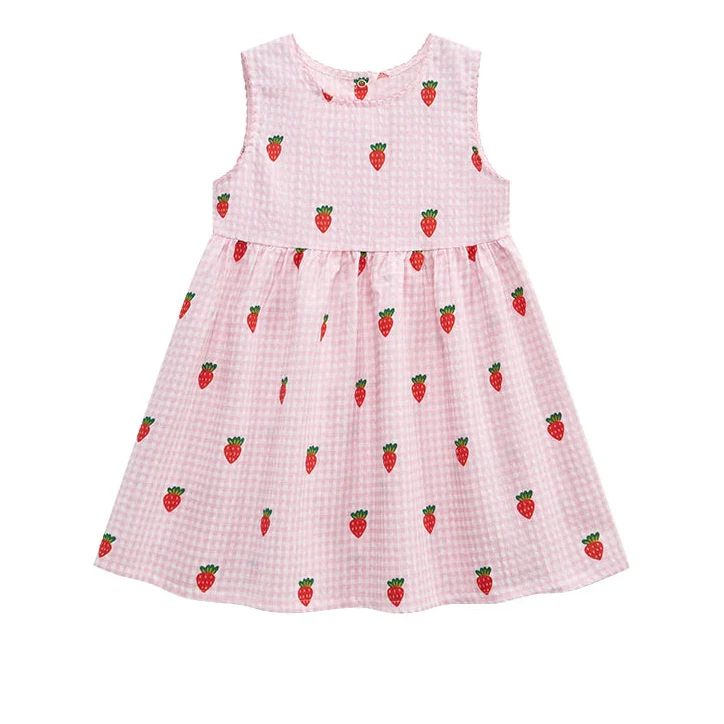 Vestido Infantil Moranguinho