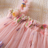 Vestido Infantil Tule Jardim Encantado