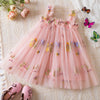 Vestido Infantil Tule Jardim Encantado
