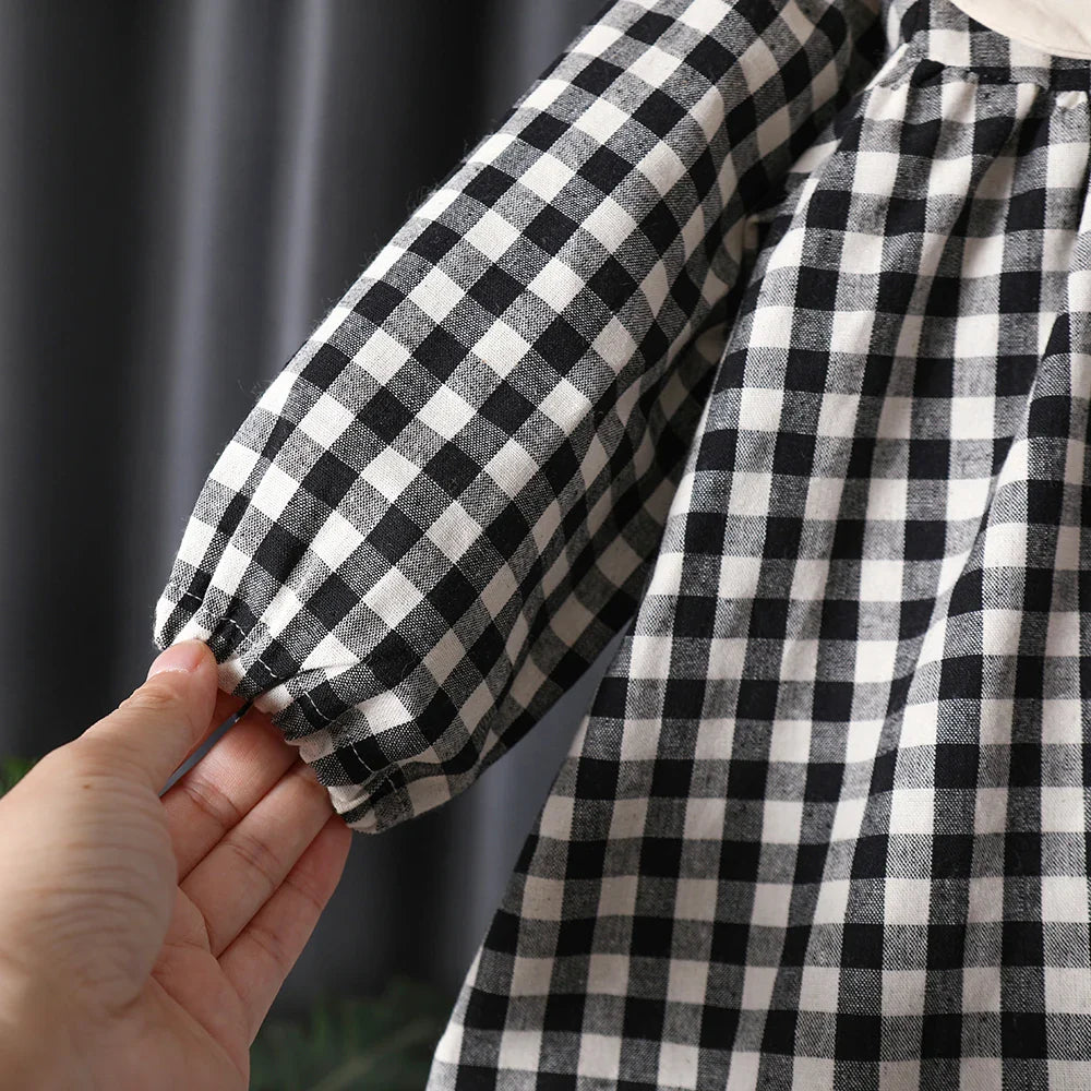 Vestido Infantil Piquenique Xadrez