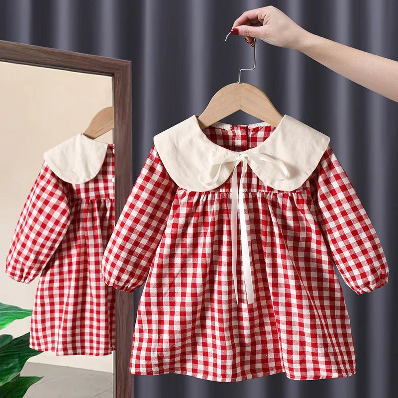 Vestido Infantil Piquenique Xadrez