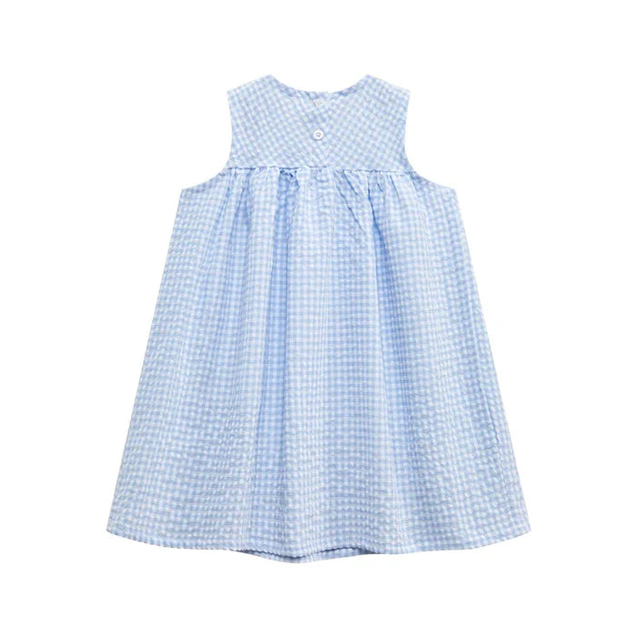Vestido Xadrez Infantil Jardim dos Gansinhos